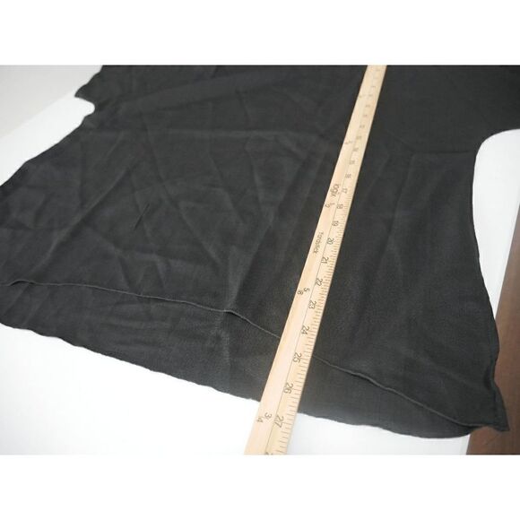 Black Short-Sleeve Top & Open side Wide-Leg Pants L #1804-C8 - Picture 10 of 11